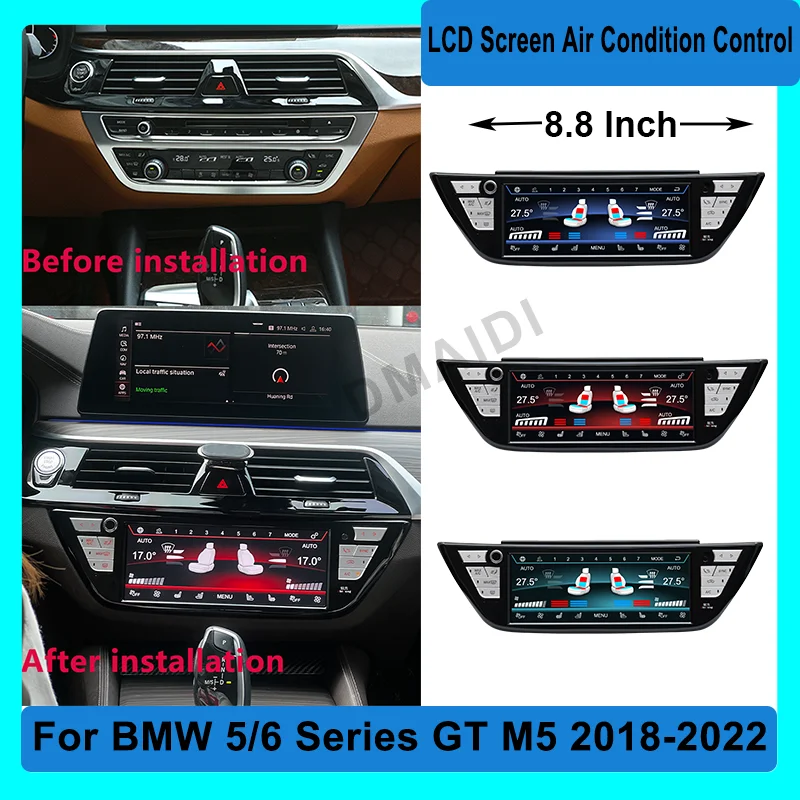 Air Conditioning Control Touch AC Panel Display Screen LCD Digital For BMW 5 Series M5 6GT G30 G31 G38 F90 G32 Air Screen
Air Conditioning Control Touch AC Panel Display Screen LCD Digital For BMW 5 Series M5 6GT G30 G31 G38 F90 G32 Air Screen
