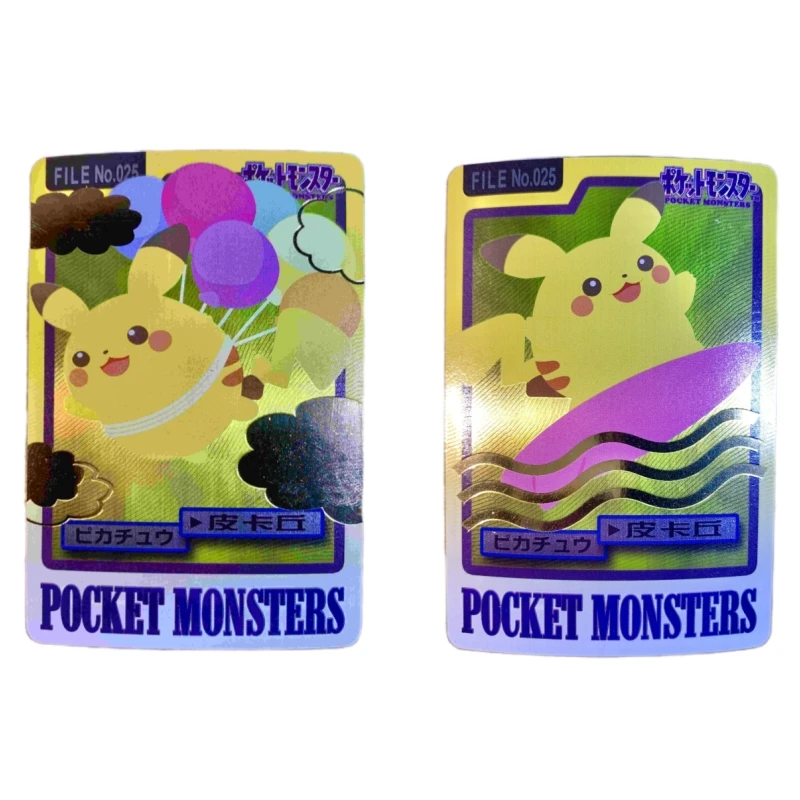 Pokemon Pikachu Surf Fly Animation Characters Refraction Embossed Bronzing Card Classics Anime Collection Cards Toy Gift
Pokemon Pikachu Surf Fly Animation Characters Refraction Embossed Bronzing Card Classics Anime Collection Cards Toy Gift
