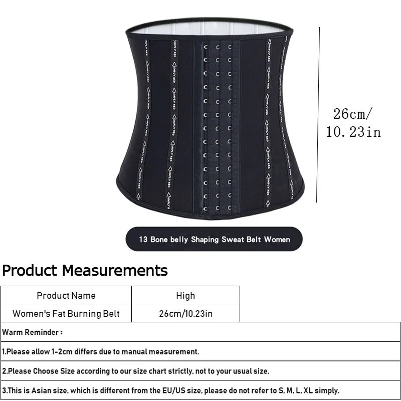 Sauna Sweat Belt Sweat to Lose Weight Woman Postpartum Waist Trainer Slimming Sheath Woman Flat Belly Fat Burning Girdle Lose Weight Woman Postpartum Waist Trainer