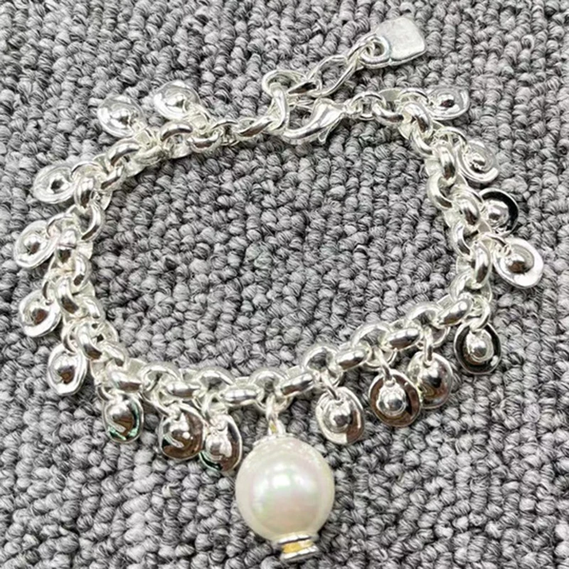 Европейские и американские оригинальные модные гальванические Роскошные жемчужные браслеты из серебра 925 пробы, праздничные украшения в подарок 
Европейские и американские оригинальные модные гальванические Роскошные жемчужные браслеты из серебра 925 пробы, праздничные украшения в подарок