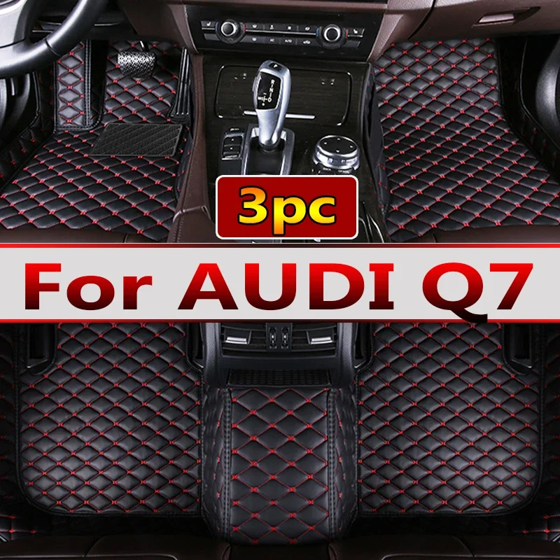 

Car floor mats for AUDI Q7 (Seven seats) 2006 2007 2008 2009 2010 2011 2012 2013 2014 2015 Custom foot Pads automobile