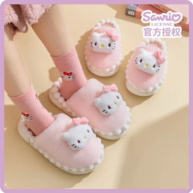 Kawaii Sanrio Anime Hobby My Melody Kuromi Cinnamoroll Hello Kitty Cartoon Plush Cotton Slippers Girls Thick Soled Slippers
Kawaii Sanrio Anime Hobby My Melody Kuromi Cinnamoroll Hello Kitty Cartoon Plush Cotton Slippers Girls Thick Soled Slippers
