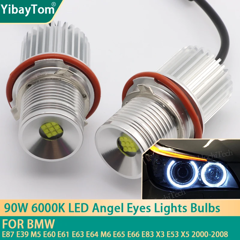 2pcs 90W 6000K lamp LED Angel Eyes Marker Lights Bulbs For BMW E87 E39 M5 E60 E61 E63 E64 M6 E65 E66 E83 X3 E53 X5 2000-2008
2pcs 90W 6000K lamp LED Angel Eyes Marker Lights Bulbs For BMW E87 E39 M5 E60 E61 E63 E64 M6 E65 E66 E83 X3 E53 X5 2000-2008