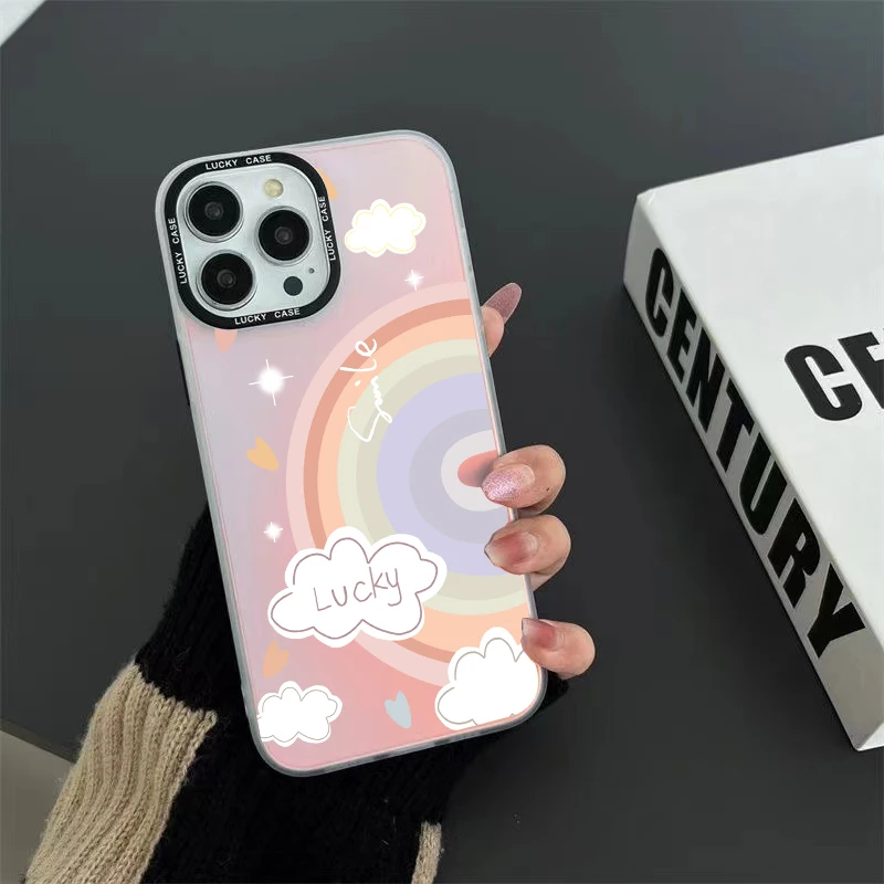 Rainbow Lucky Case For iPhone X XS XR Shockproof Cover 11 12 13 14 15 Pro Max Casing
Rainbow Lucky Case For iPhone X XS XR Shockproof Cover 11 12 13 14 15 Pro Max Casing