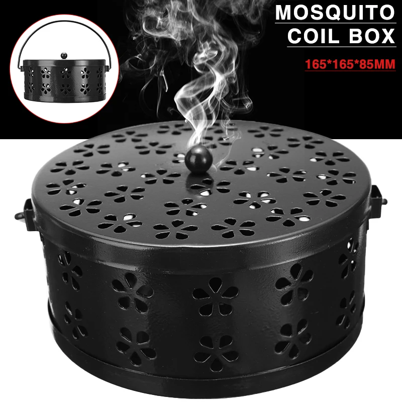 Metal Round Mosquito Coil Holder Anti Scald Mosquito Coil Box Pest Control Supplies Outdoor Home Garden Decor
Metal Round Mosquito Coil Holder Anti Scald Mosquito Coil Box Pest Control Supplies Outdoor Home Garden Decor