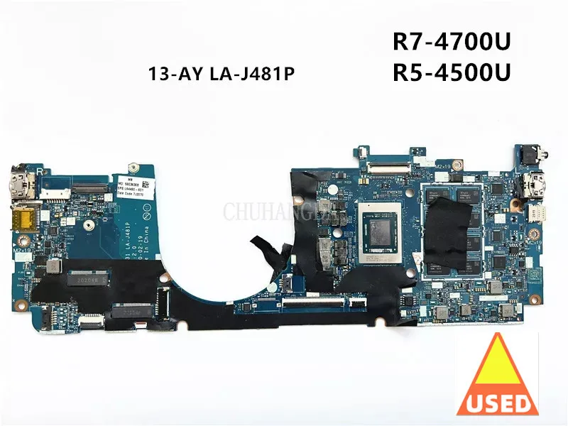 USED L94489-601 L94489-001 GPR31 LA-J481P For HP X360 13-AY 13-AY0007 Laptop Motherboard R3 4300U CPU+8GB RAM
USED L94489-601 L94489-001 GPR31 LA-J481P For HP X360 13-AY 13-AY0007 Laptop Motherboard R3 4300U CPU+8GB RAM