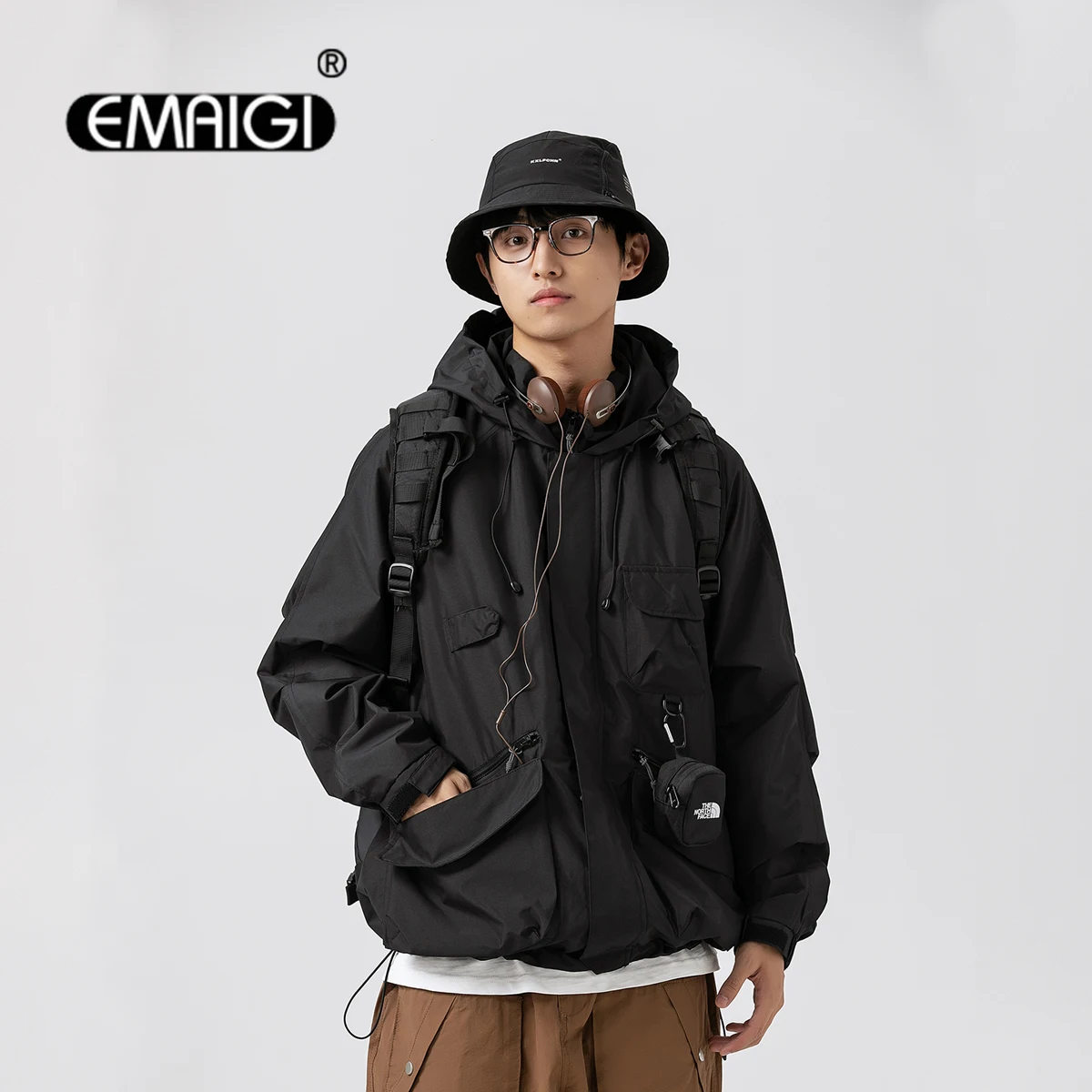 Japanese Multi Pocket Outdoor Jacket Men Women Splice Fashion Loose Casual Hooded Jacket Windbreak Coat Unisex Outerwear
Japanese Multi Pocket Outdoor Jacket Men Women Splice Fashion Loose Casual Hooded Jacket Windbreak Coat Unisex Outerwear