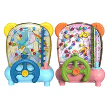 Claw Machine Toy Mini Ball Catcher Machine Gashapon Girls Mini Drawing Clip Machine Built In Bead Loop Learning For Kids