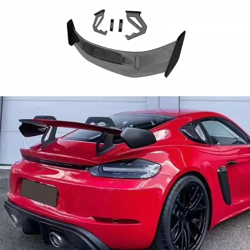 GT4RS GT Style Real Carbon Fiber Fibre Rear Trunk Spoiler Big Wing For Porche 718 Cayman,100% TESTED WELL
GT4RS GT Style Real Carbon Fiber Fibre Rear Trunk Spoiler Big Wing For Porche 718 Cayman,100% TESTED WELL