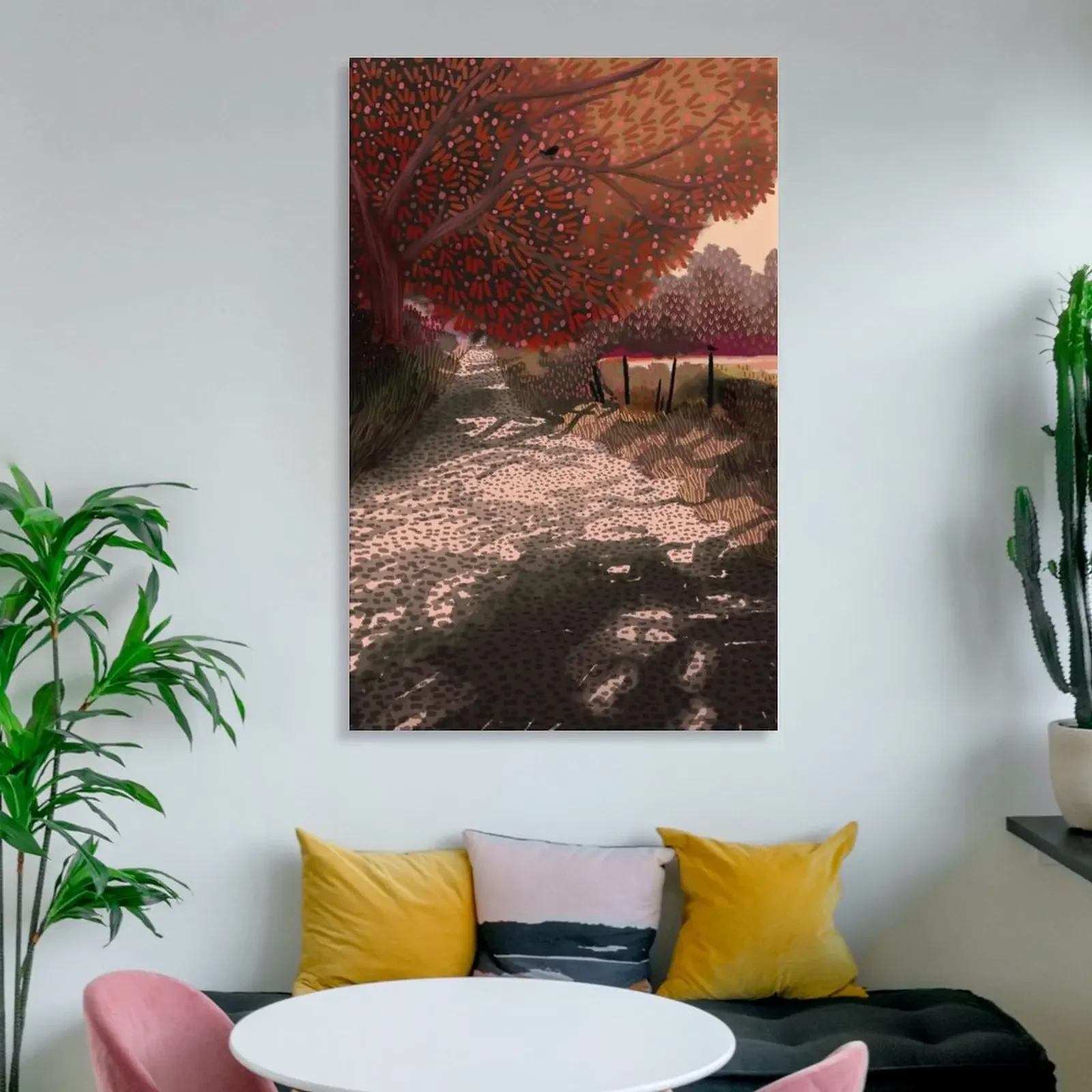 Scenic Road Canvas: Captivating Landscape Wall Art