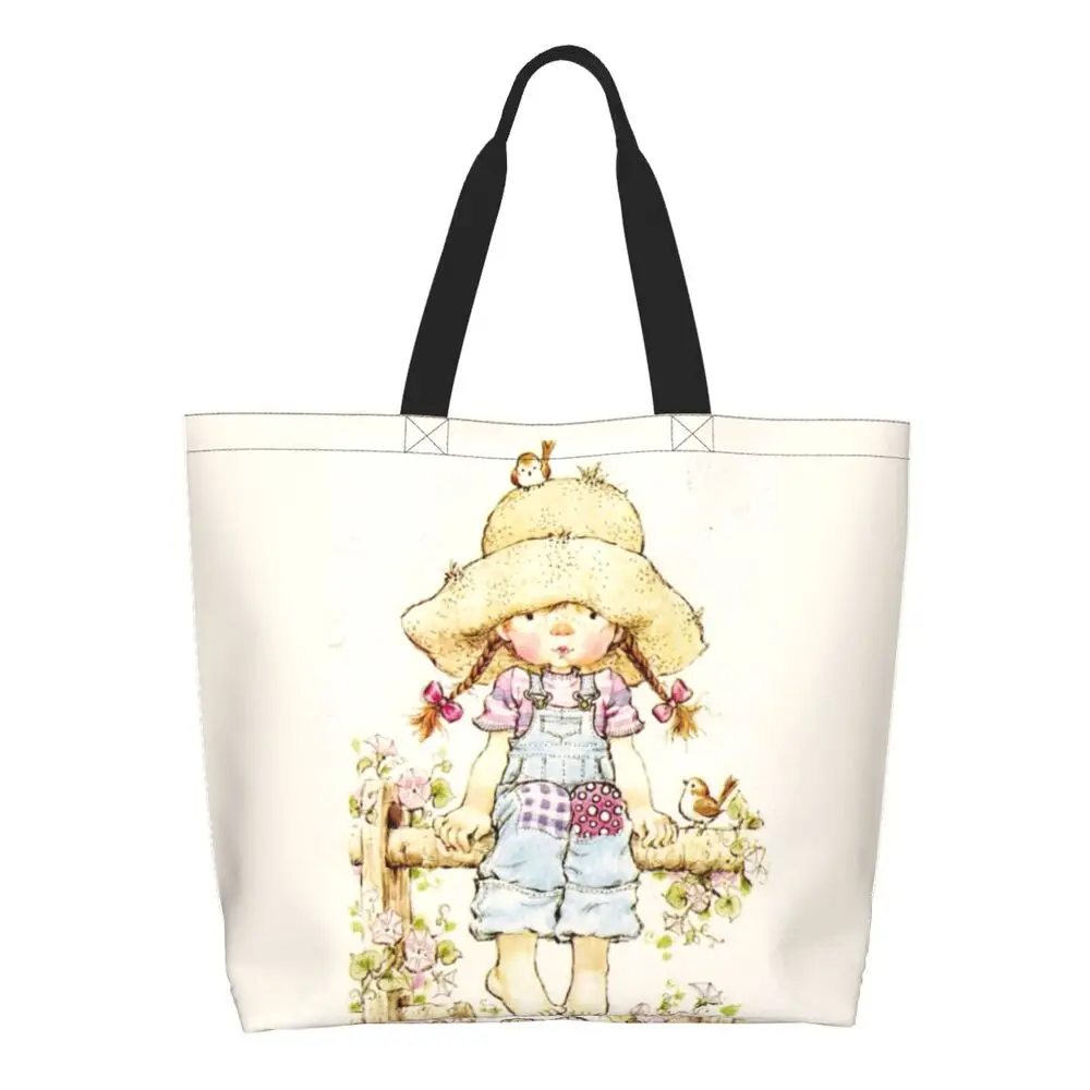 Custom Kawaii Sarah Kay Shopping Canvas Bags Women Portable Large Capacity Groceries Girl Roses And Watering Tote Shopper Bags 9 Sb079b56652864e588b573ec157ab2fadN