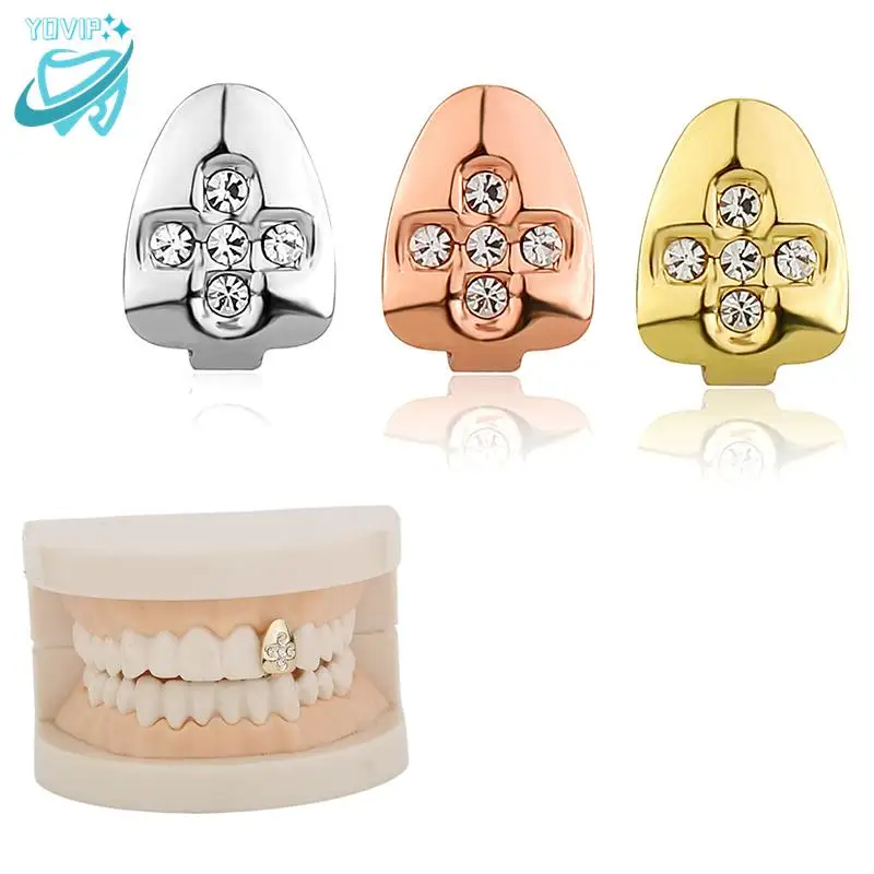Single Hip Hop Teeth Grillz Fashion Rhinestones Gold Silver Color Removable Grills Dental Mouth Punk Teeth Caps Jewelry Gift 
Single Hip Hop Teeth Grillz Fashion Rhinestones Gold Silver Color Removable Grills Dental Mouth Punk Teeth Caps Jewelry Gift