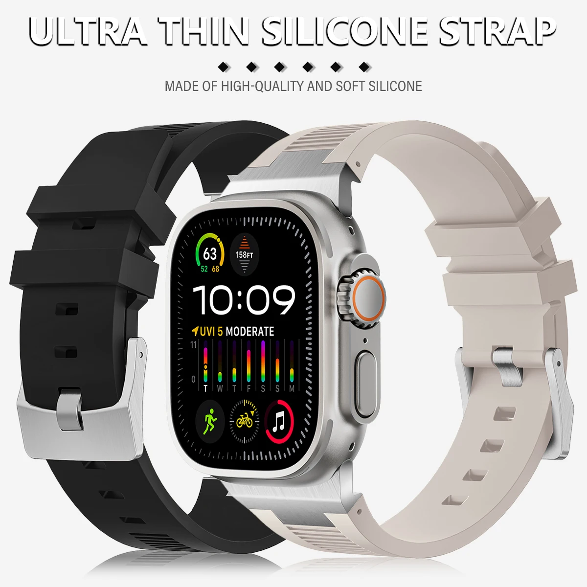 Ремешок силиконовый для Apple Watch Ultra 2 Band, браслет из титана для IWatch Series Ultra 9 8 7 6 5 4, 49 мм 45 мм 44 мм 42 мм
Ремешок силиконовый для Apple Watch Ultra 2 Band, браслет из титана для IWatch Series Ultra 9 8 7 6 5 4, 49 мм 45 мм 44 мм 42 мм