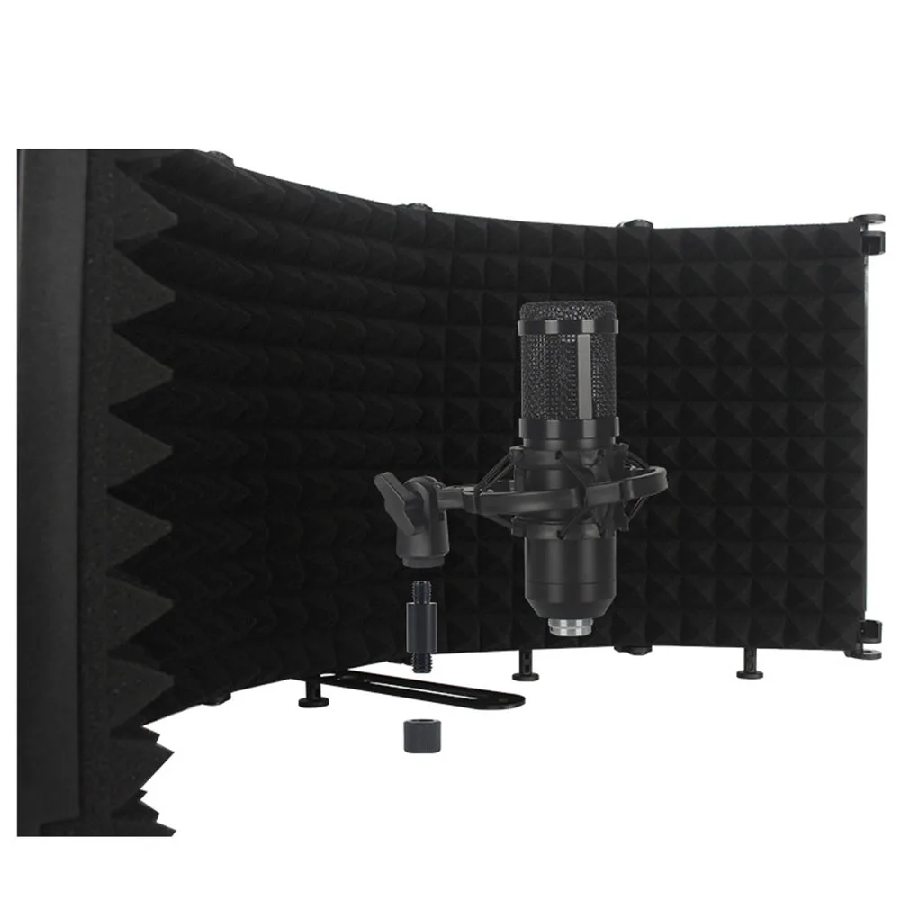 Useful Brand New Isolation Shield Microphone Reduction Screen Shield Sound Wind 10.0 * 5.4in Absorbing Foldable
Useful Brand New Isolation Shield Microphone Reduction Screen Shield Sound Wind 10.0 * 5.4in Absorbing Foldable