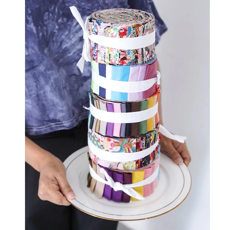 5 Packs Cake Platter Jelly Patchwork Roll Cotton Linen Fabric For Sewing Dress DIY Doll Clothes New Year Gift 6.25x100cm/Pcs
5 Packs Cake Platter Jelly Patchwork Roll Cotton Linen Fabric For Sewing Dress DIY Doll Clothes New Year Gift 6.25x100cm/Pcs