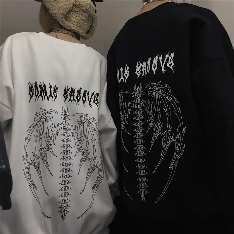 2022 Mid-Length New Style Street Style Print Pattern High Street Retro Dark Tide Brand Y2K Letter Print Round Neck Thin Sweater
2022 Mid-Length New Style Street Style Print Pattern High Street Retro Dark Tide Brand Y2K Letter Print Round Neck Thin Sweater