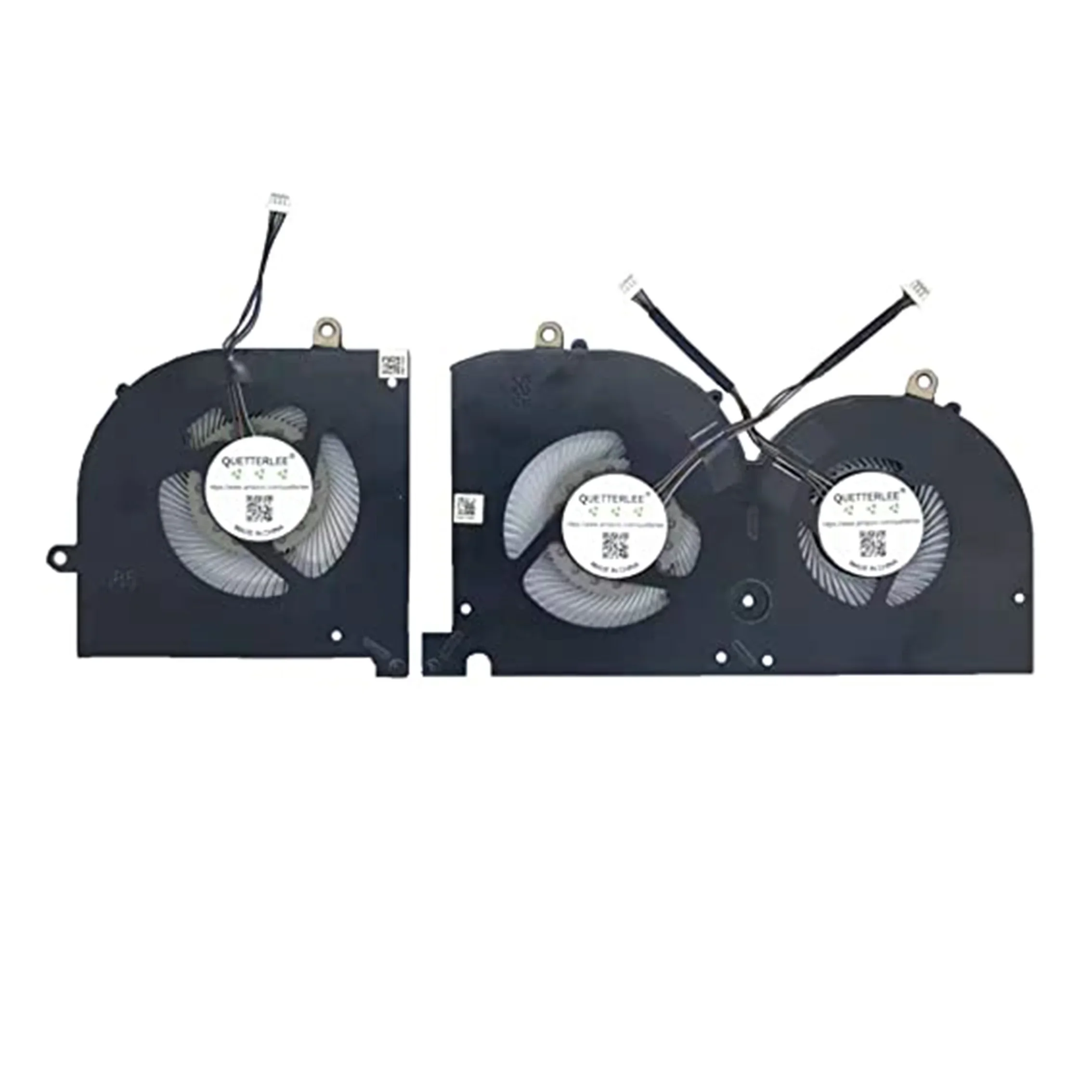 

Replacement New Laptop CPU + GPU Cooling Fan for MSI GS76 Stealth GS76 11UE GS76 11UG GS76 11UH GS76 11UK Series Fan