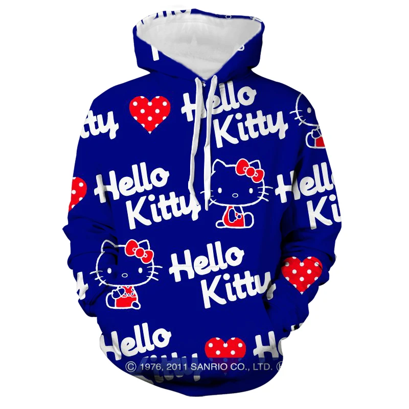 3d Hoodie Spring and Autumn Ladies Hello Kitty Hooded Sweater Fashion Casual Jacket Ladies Pullover Cute Children's Sweater
3d Hoodie Spring and Autumn Ladies Hello Kitty Hooded Sweater Fashion Casual Jacket Ladies Pullover Cute Children's Sweater