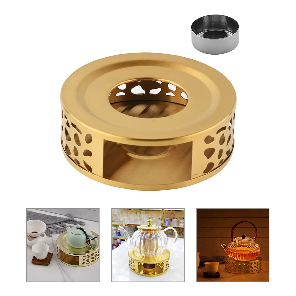 Tealight Stainless Steel Heating Base Glass Kettle Metal Teapot Heater with Holder
Tealight Stainless Steel Heating Base Glass Kettle Metal Teapot Heater with Holder