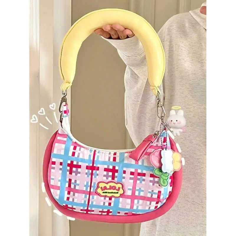 Tote Bags for Women Girl Luxury Fashion Shoulder Bags Female Casual Pink Plaid Lattice Shopper Handbag Shopping Bag
Tote Bags for Women Girl Luxury Fashion Shoulder Bags Female Casual Pink Plaid Lattice Shopper Handbag Shopping Bag