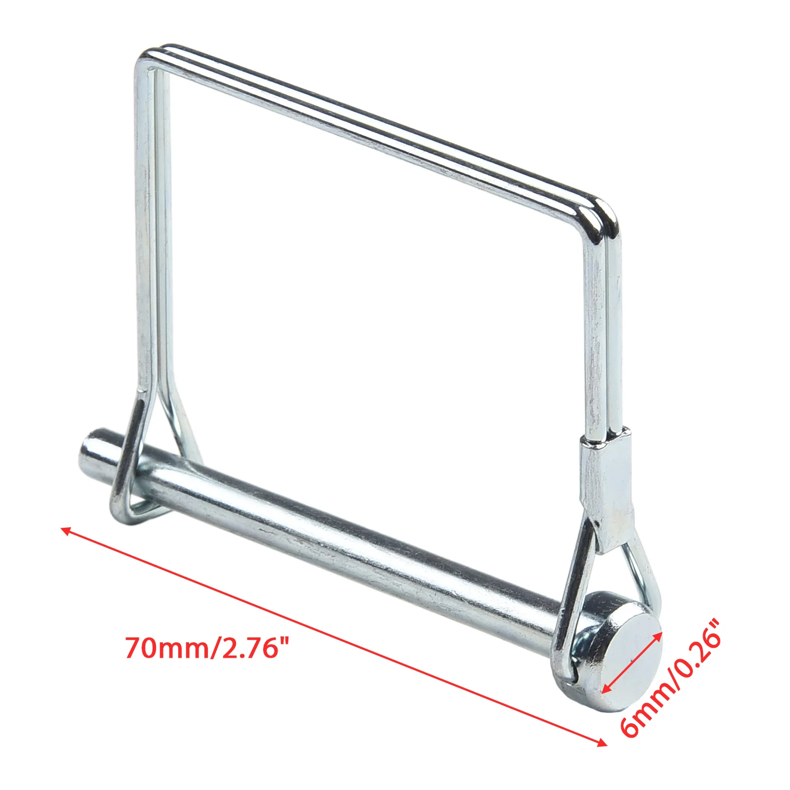 Hitch Pin Lock Safety Pin Lock Trailer Coupler 10pcs 6mm Diameter 70mm Metal New For Pintle Hook Pin For Trailer Jack Pin
Hitch Pin Lock Safety Pin Lock Trailer Coupler 10pcs 6mm Diameter 70mm Metal New For Pintle Hook Pin For Trailer Jack Pin