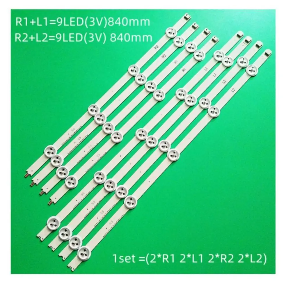 Светодиодная лампа (8) для TOSHIBA 42L6453B 42L6453DB 42PFH5209 42PFT6309 42 "V14 DRT R1 L1 R2 L2 6916L-1455A/1456A/1457A/1458A 1588A 158
Светодиодная лампа (8) для TOSHIBA 42L6453B 42L6453DB 42PFH5209 42PFT6309 42 "V14 DRT R1 L1 R2 L2 6916L-1455A/1456A/1457A/1458A 1588A 158
