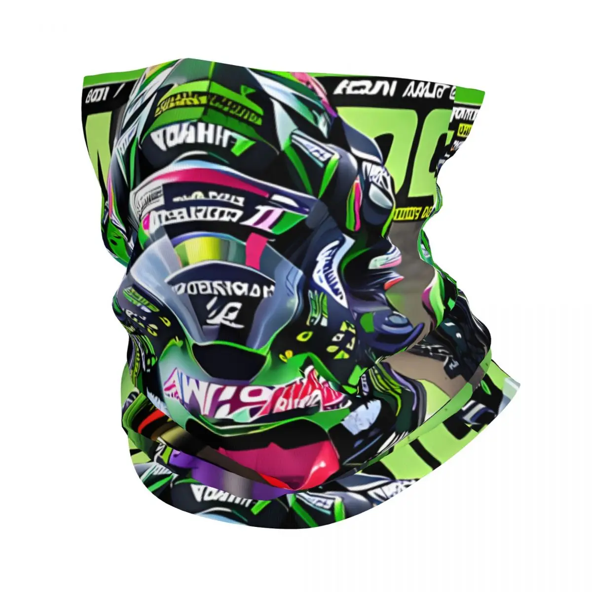 

ZX10R Motorcycle Kawasakis Bandana Neck Gaiter Printed Motorcycle Club Face Mask Balaclava Riding Unisex Adult All Season