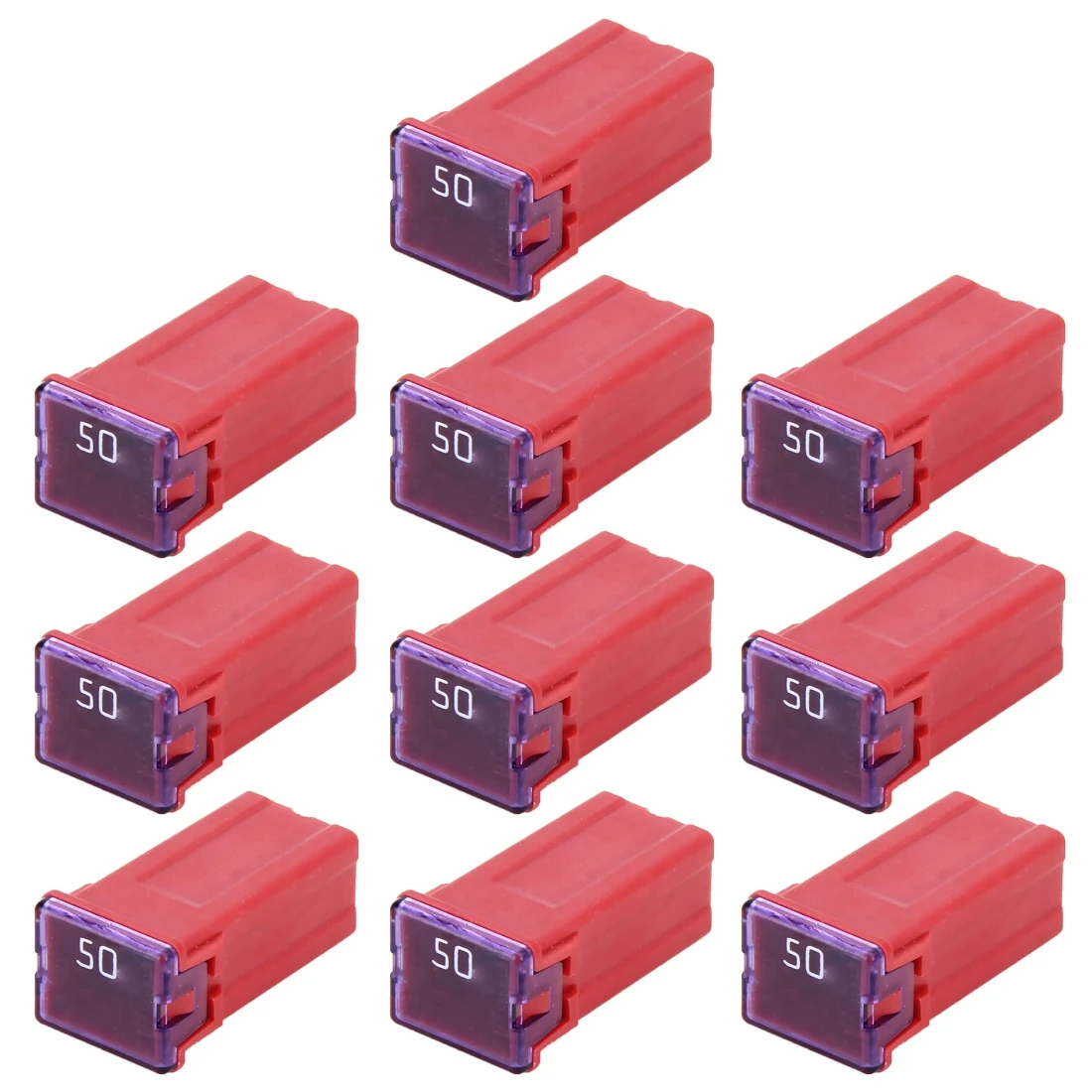 10 PCS Vehicle Car Plastic Shell Straight Female Terminal Push in Blade Cartridge PAL Fuse 50Amp 32V
10 PCS Vehicle Car Plastic Shell Straight Female Terminal Push in Blade Cartridge PAL Fuse 50Amp 32V
