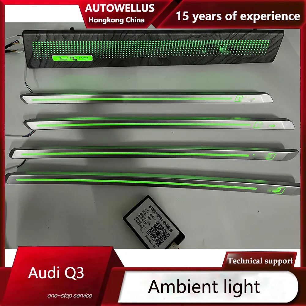 Decorative Ambient Light For Audi Q3 2019-2023 LED Car Atmosphere Lamp illuminated Dashboard Panel 256 Colors MMI APP Control
Decorative Ambient Light For Audi Q3 2019-2023 LED Car Atmosphere Lamp illuminated Dashboard Panel 256 Colors MMI APP Control