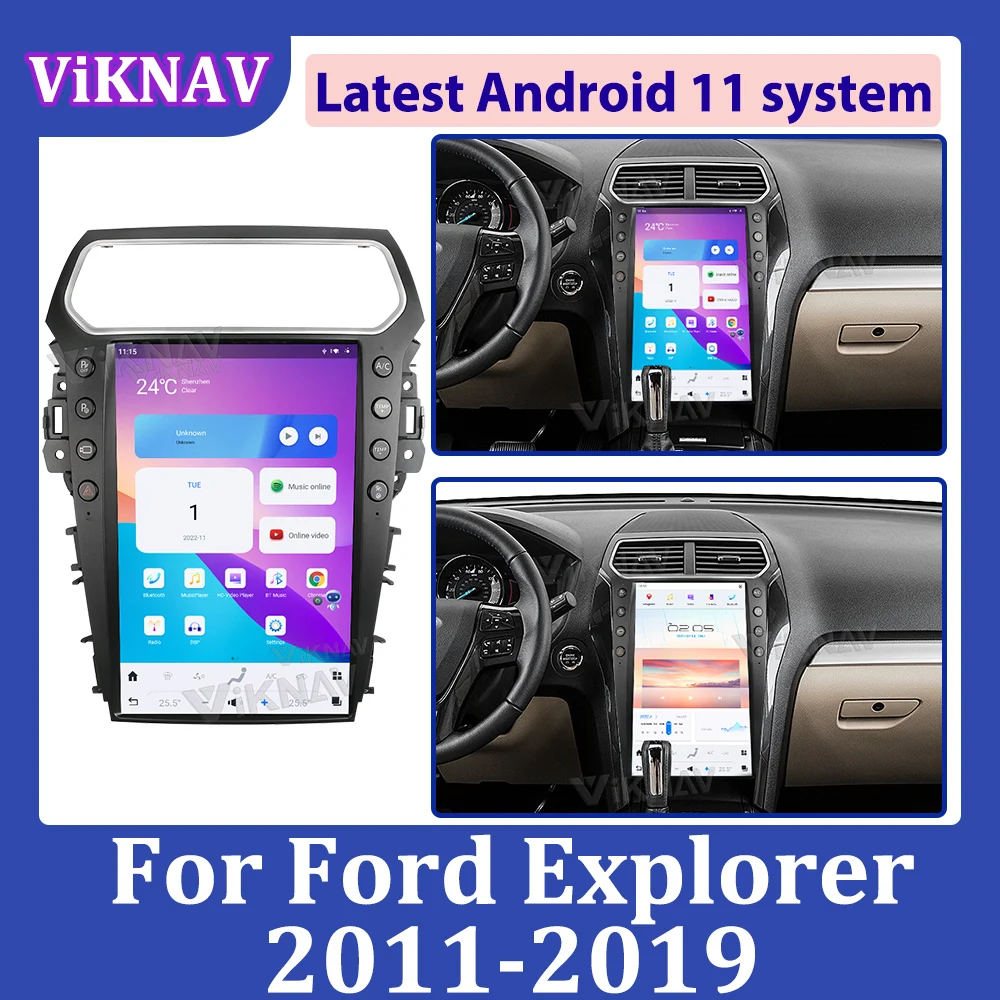 Android 11.0 For Ford Explorer 2011-2019 Car Multimedia Radio 8+128G Player GPS Navigation Head Unit DSP Carplay
Android 11.0 For Ford Explorer 2011-2019 Car Multimedia Radio 8+128G Player GPS Navigation Head Unit DSP Carplay