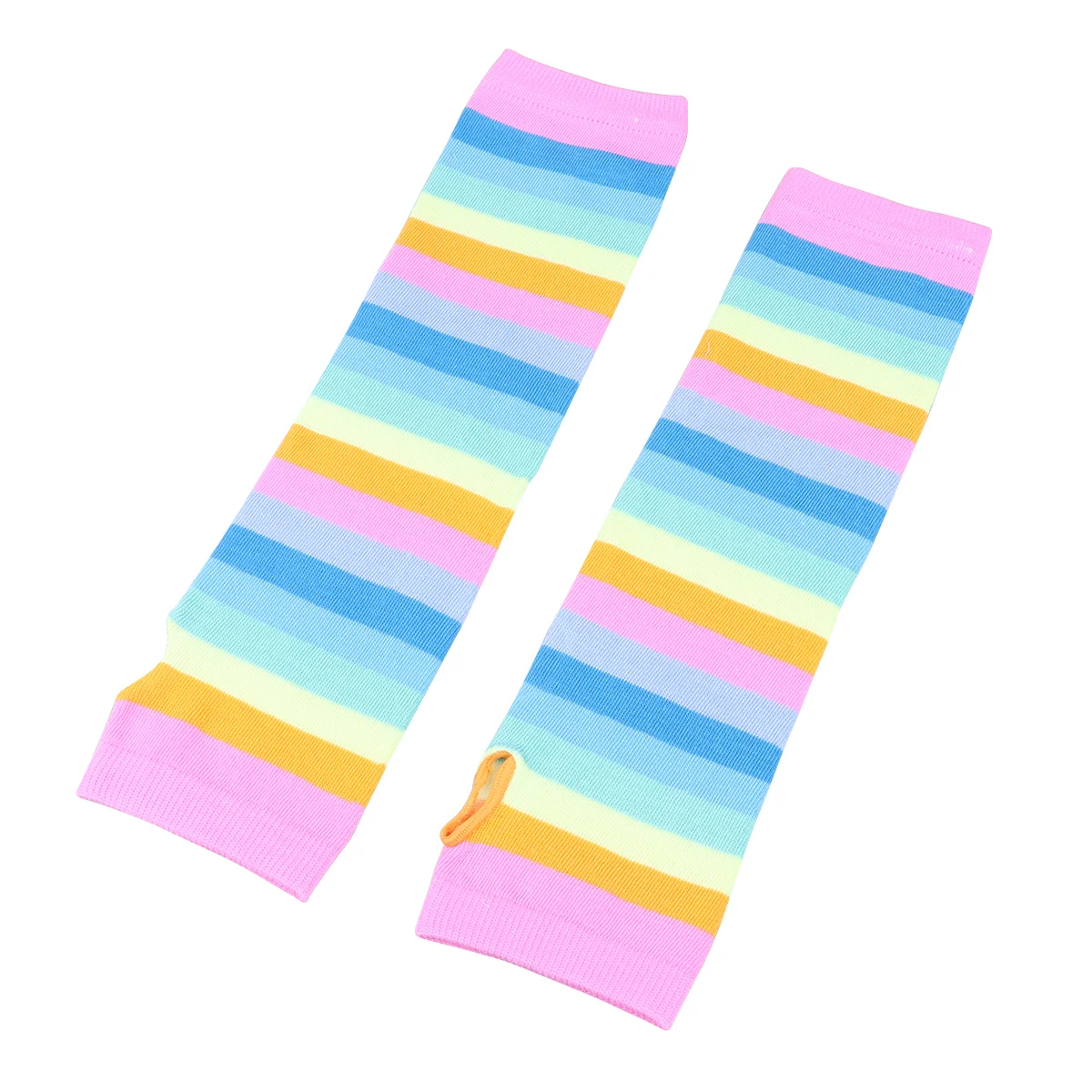 2 Pairs Pink Fashion Cuff Stripe Arm Sleeves Cosplay Gloves Rainbow Color Arm Guard Cover Performance Dress up Accessaries
2 Pairs Pink Fashion Cuff Stripe Arm Sleeves Cosplay Gloves Rainbow Color Arm Guard Cover Performance Dress up Accessaries