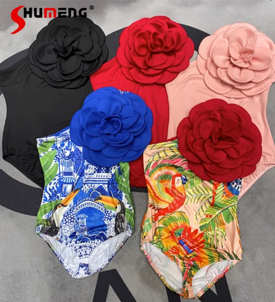 2023 Summer New All-Match Chic Three-Dimensional Large Flower Single Shoulder Jumpsuit Shorts Women Vacation Seaside Playsuits
2023 Summer New All-Match Chic Three-Dimensional Large Flower Single Shoulder Jumpsuit Shorts Women Vacation Seaside Playsuits