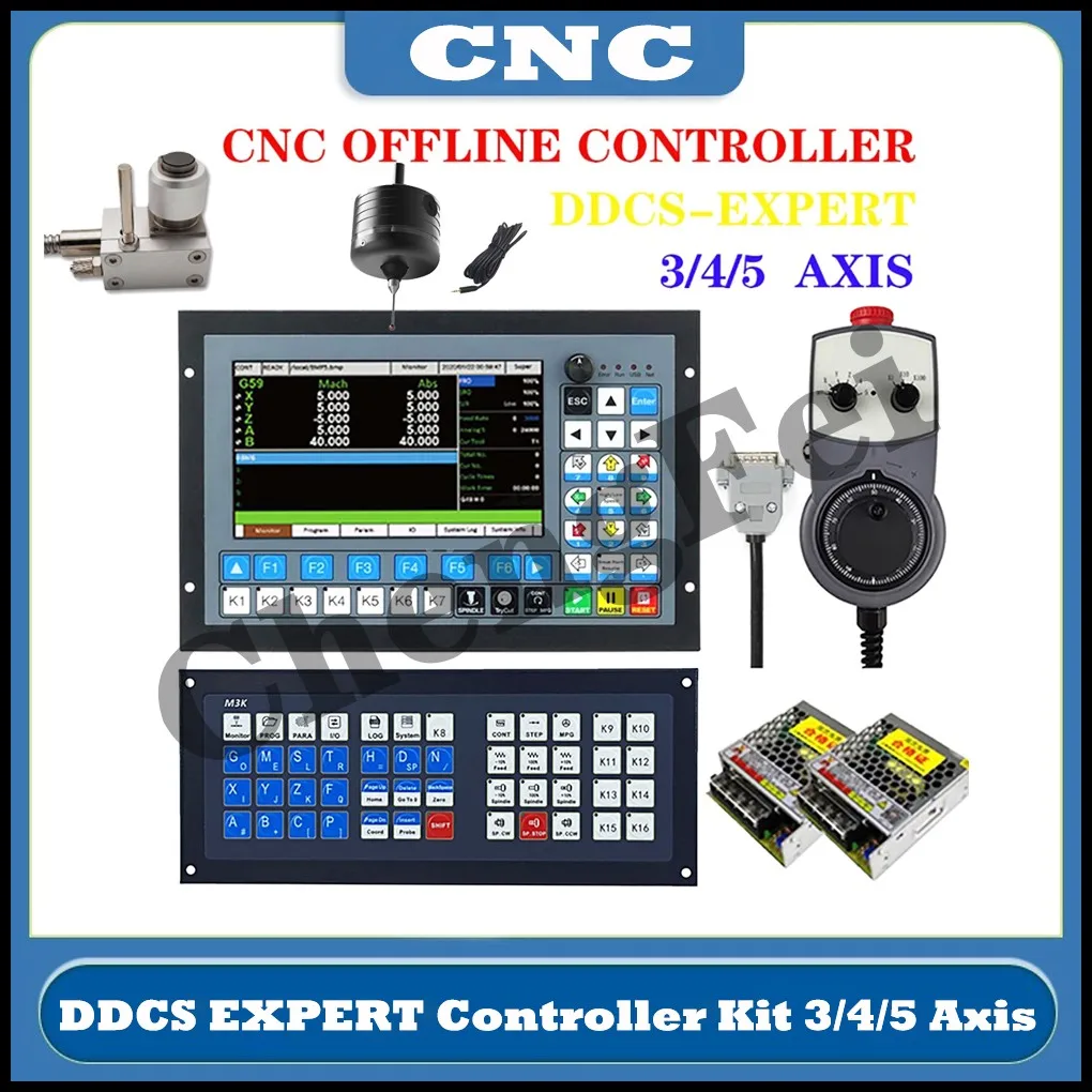 

HOT DDCS EXPERT/M350 3/4/5-axis CNC offline controller Z-axis 3D probe supports closed-loop stepping/ATC, replacing DDCSV 3.1