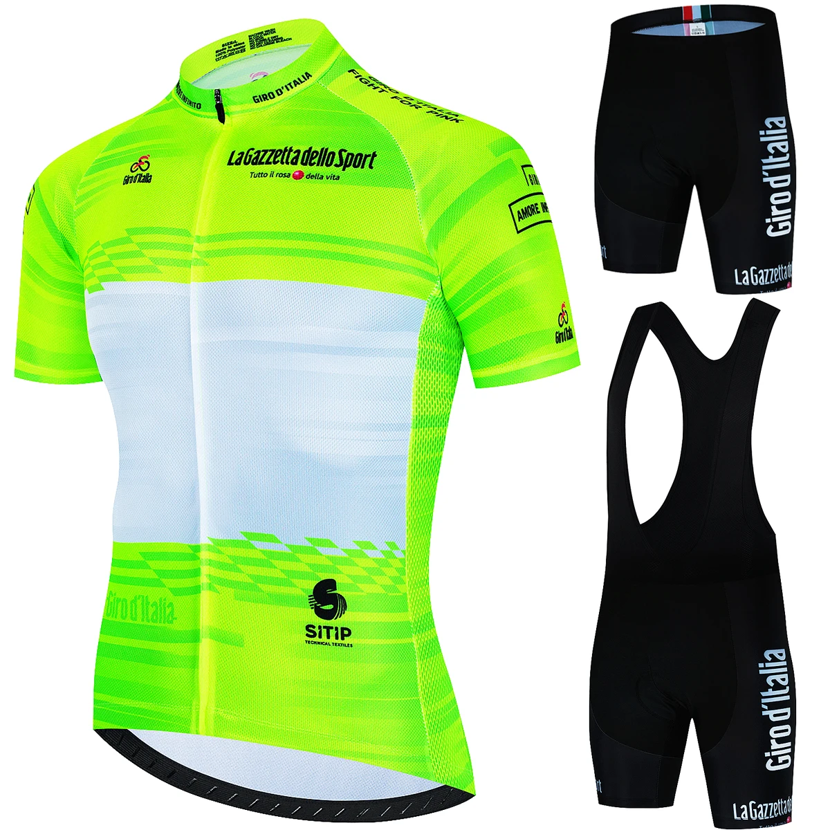 

Tour De Italy D'ITALIA Cycling Uniform Tricuta Man Mountain Bike Costume Men's Sports Set Jersey Mtb Clothing Pants Gel Road Bib
