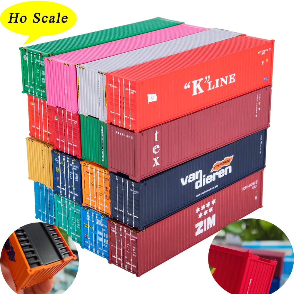 2pcs Ho Scale 40ft Railway Train Container Model 1:87 Hobby ABS Plastic Toys Shipping Container for Collection Can be Specified
2pcs Ho Scale 40ft Railway Train Container Model 1:87 Hobby ABS Plastic Toys Shipping Container for Collection Can be Specified