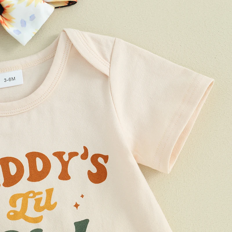 Newborn Baby Girl Summer Clothes Short Sleeve Letter Print Romper Floral Shorts Headband Boho Baby Girl Clothes
Newborn Baby Girl Summer Clothes Short Sleeve Letter Print Romper Floral Shorts Headband Boho Baby Girl Clothes