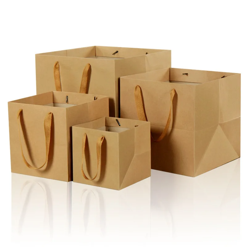 

Фабричная розничная продажа, Пользовательский логотип, фольга, простые пакеты для покупок из крафт-бумаги, разные цвета, пустая упаковка для одежды, обуви, дешевый подарочный бумажный пакет