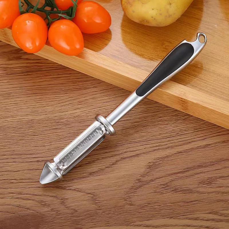 Zinc Alloy Multifunction Peeler Double Sided Peeler Grater With Sharp Edge And Fast Cutting Speed Hole Digging Design Grater
Zinc Alloy Multifunction Peeler Double Sided Peeler Grater With Sharp Edge And Fast Cutting Speed Hole Digging Design Grater