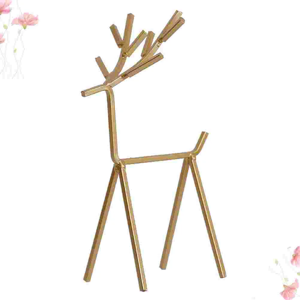 Vintage Decoration Iron Jewelry Rack Deer Ornaments Gold Shape Furnishing Articles
Vintage Decoration Iron Jewelry Rack Deer Ornaments Gold Shape Furnishing Articles