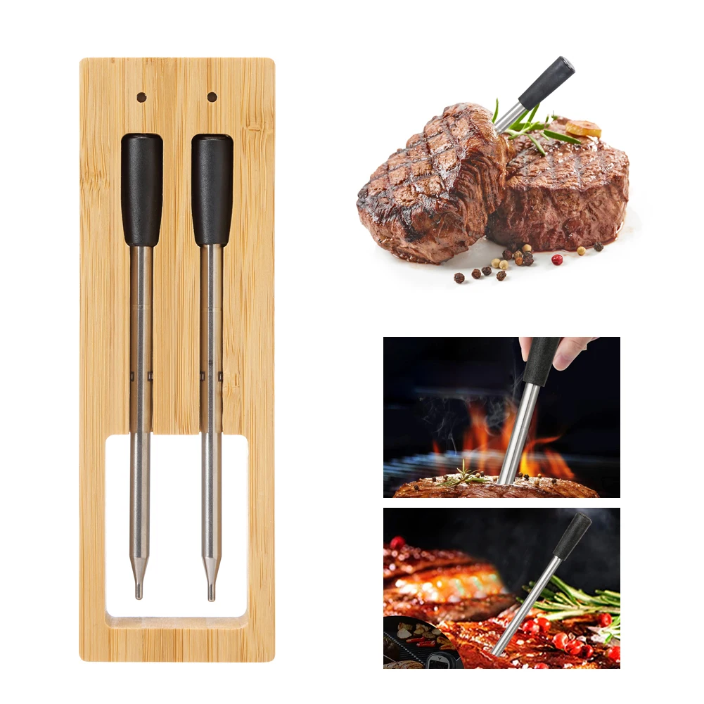 Wireless Meat Thermometer 0-100℃ Bluetooth Digital Meat Thermometer for Grilling and Cooking Food Thermometer BBQ Oven Smoker
Wireless Meat Thermometer 0-100℃ Bluetooth Digital Meat Thermometer for Grilling and Cooking Food Thermometer BBQ Oven Smoker