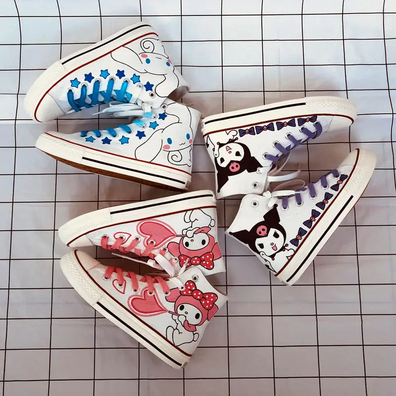 Sanrio Kawaii New Graffiti Canvas Shoes Cinnamoroll Shoes Cute Kuromi My Melody Student Outdoor Canvas Shoes Girl Anime Gift
Sanrio Kawaii New Graffiti Canvas Shoes Cinnamoroll Shoes Cute Kuromi My Melody Student Outdoor Canvas Shoes Girl Anime Gift