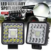 Car LED Pod Light 4" Square Light Bar 41LED Work Light 102W Spot Flood Beam Driving Fog Light Waterproof Off-road SUV ATV Lamp
Car LED Pod Light 4" Square Light Bar 41LED Work Light 102W Spot Flood Beam Driving Fog Light Waterproof Off-road SUV ATV Lamp