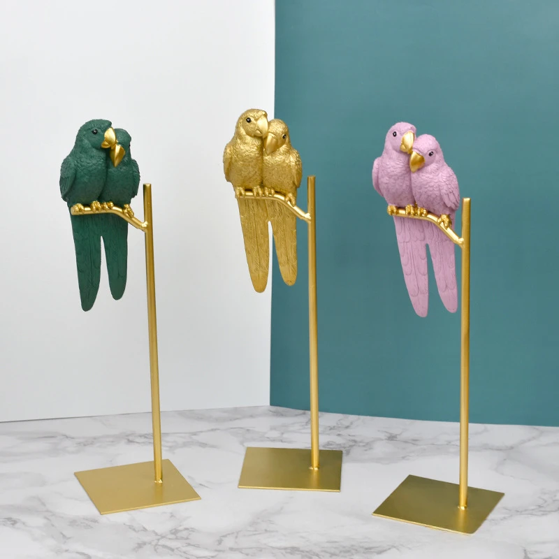 Minimalist Design Couples Parrots Home Decor Living Room Cabinet Office Desktop Accessories Creative Decor Interior Art Crafts
Minimalist Design Couples Parrots Home Decor Living Room Cabinet Office Desktop Accessories Creative Decor Interior Art Crafts