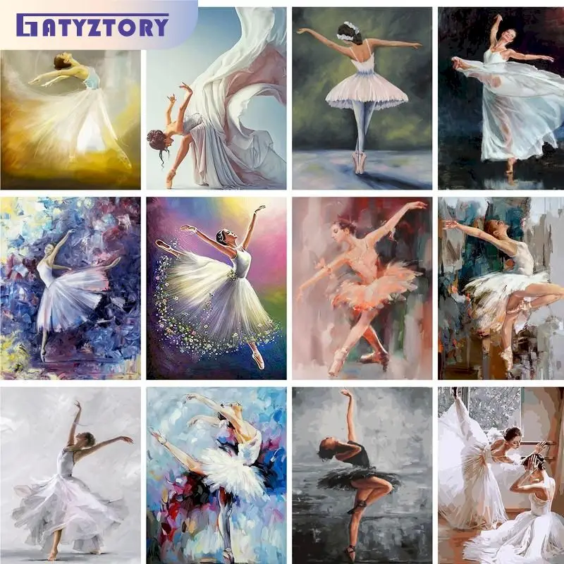 GATYZTORY Frame Painting By Numbers For Adults Home Decor DIY Gift Paint By Number Ballet Girl Canvas Handpainted Modern
GATYZTORY Frame Painting By Numbers For Adults Home Decor DIY Gift Paint By Number Ballet Girl Canvas Handpainted Modern
