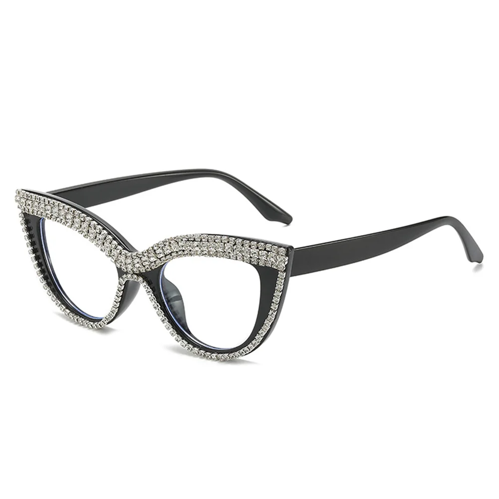 2024 Luxury Diamonds Cat Eye Anti Blue Light Glasses Oversized Crystal Clear Computer Eyeglasses Women Rhinestone Optical Lenses
2024 Luxury Diamonds Cat Eye Anti Blue Light Glasses Oversized Crystal Clear Computer Eyeglasses Women Rhinestone Optical Lenses