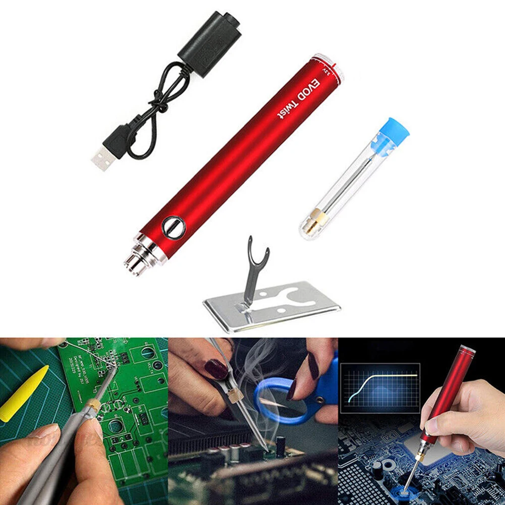 Tool Kit Iron Soldering Iron Two-way Adjustment USB Charging Welding Wireless 510 Interface Electrical Accessories
Tool Kit Iron Soldering Iron Two-way Adjustment USB Charging Welding Wireless 510 Interface Electrical Accessories