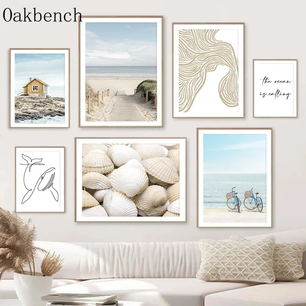 Beach Wall Paintings Abstract Lines Canvas Poster Shell Print Pictures Bridge Painting Poster Nordic Wall Poster Home Decoration
Beach Wall Paintings Abstract Lines Canvas Poster Shell Print Pictures Bridge Painting Poster Nordic Wall Poster Home Decoration