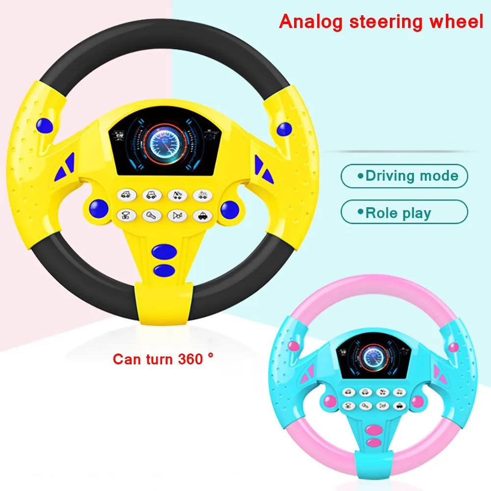 Early Educational Simulation Driving Car Toy with Sound Battery Powered Music Steering Wheel Copilot Plastic Driving Vocal Toys
Early Educational Simulation Driving Car Toy with Sound Battery Powered Music Steering Wheel Copilot Plastic Driving Vocal Toys