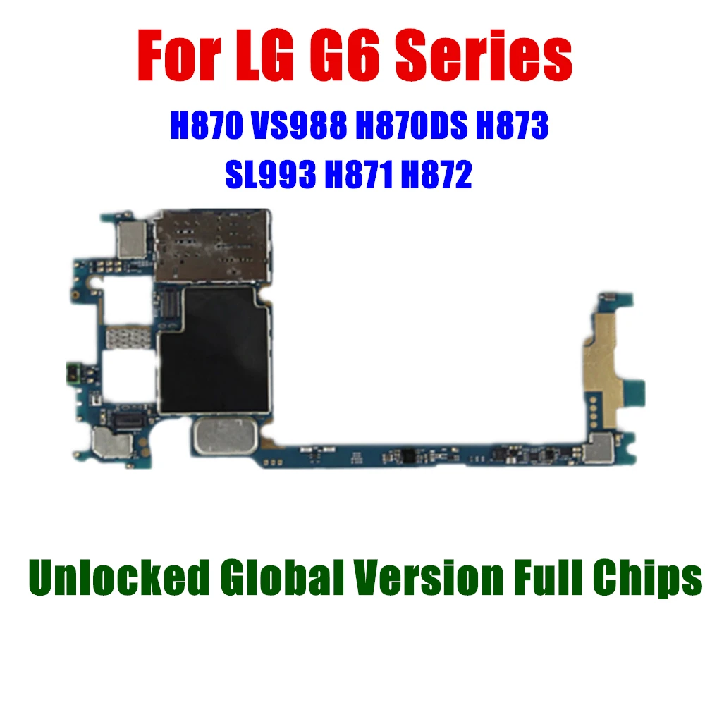 100% Original Unlocked Working For LG G6 H870 VS988 H870DS H873 SL993 H871 H872 motherboard Test 100% EU Version For LG G6 plate
100% Original Unlocked Working For LG G6 H870 VS988 H870DS H873 SL993 H871 H872 motherboard Test 100% EU Version For LG G6 plate