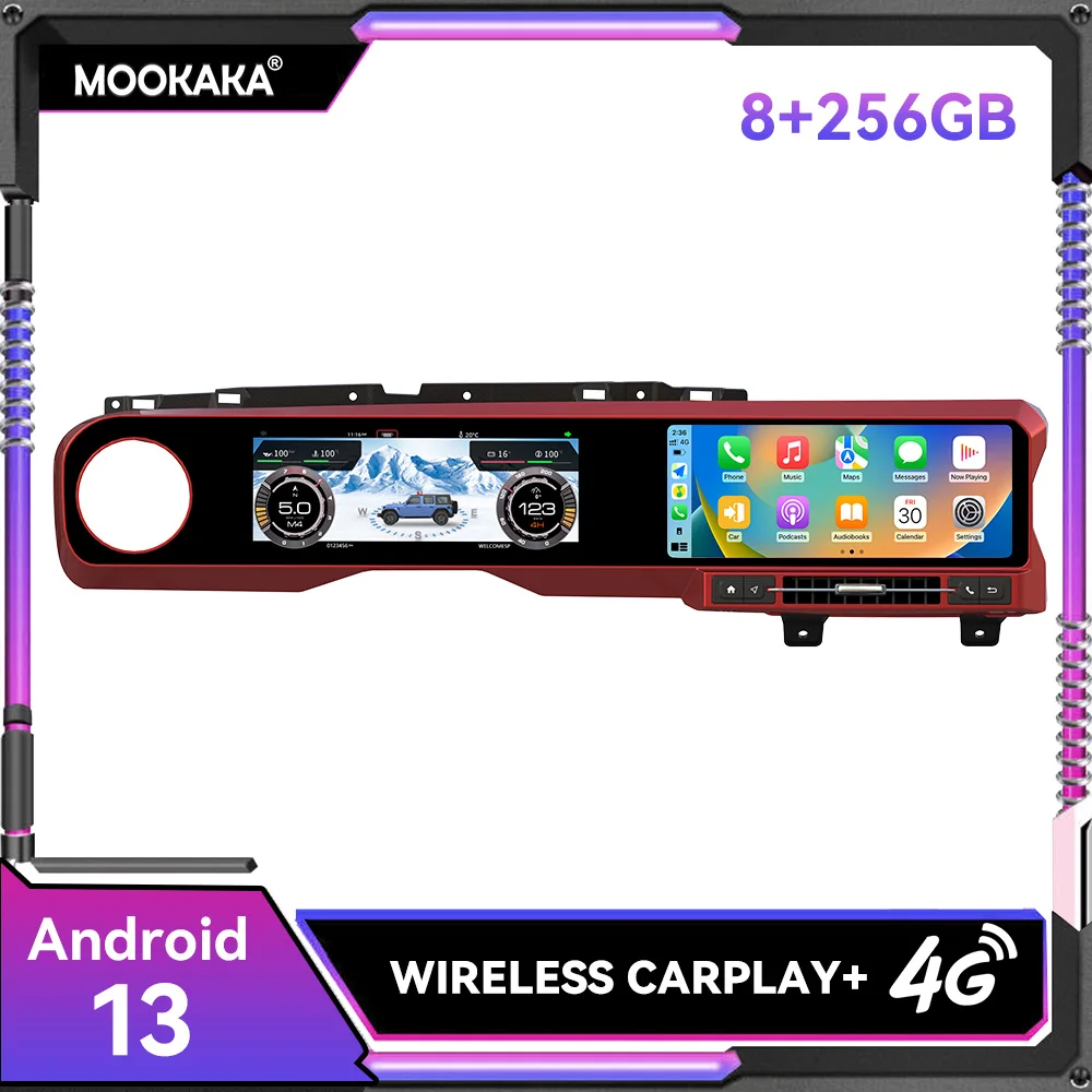 27 inch Screen Linux OS Car Digital Cluster speedometer Virtual CockPit For Jeep Wrangler JL 2018-2023 Android Car Radio Stereo
27 inch Screen Linux OS Car Digital Cluster speedometer Virtual CockPit For Jeep Wrangler JL 2018-2023 Android Car Radio Stereo